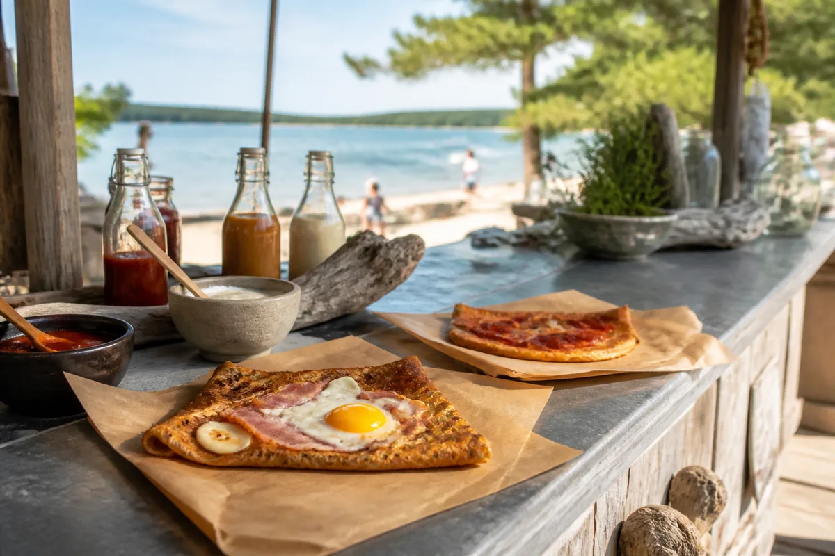 Crêperies à Lacanau, entre lac et océan